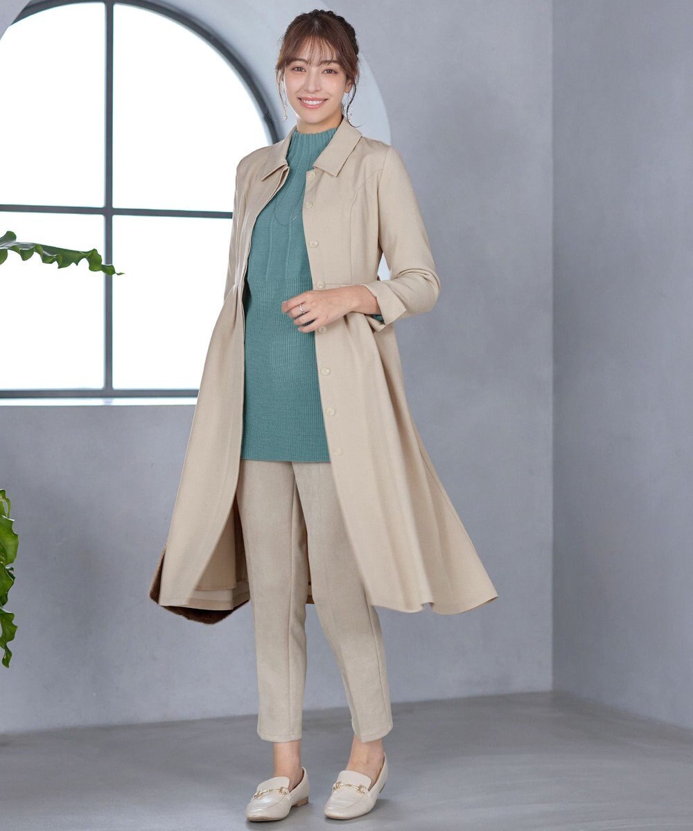 Tiaclasse L 求心片畦ニットチュニック 