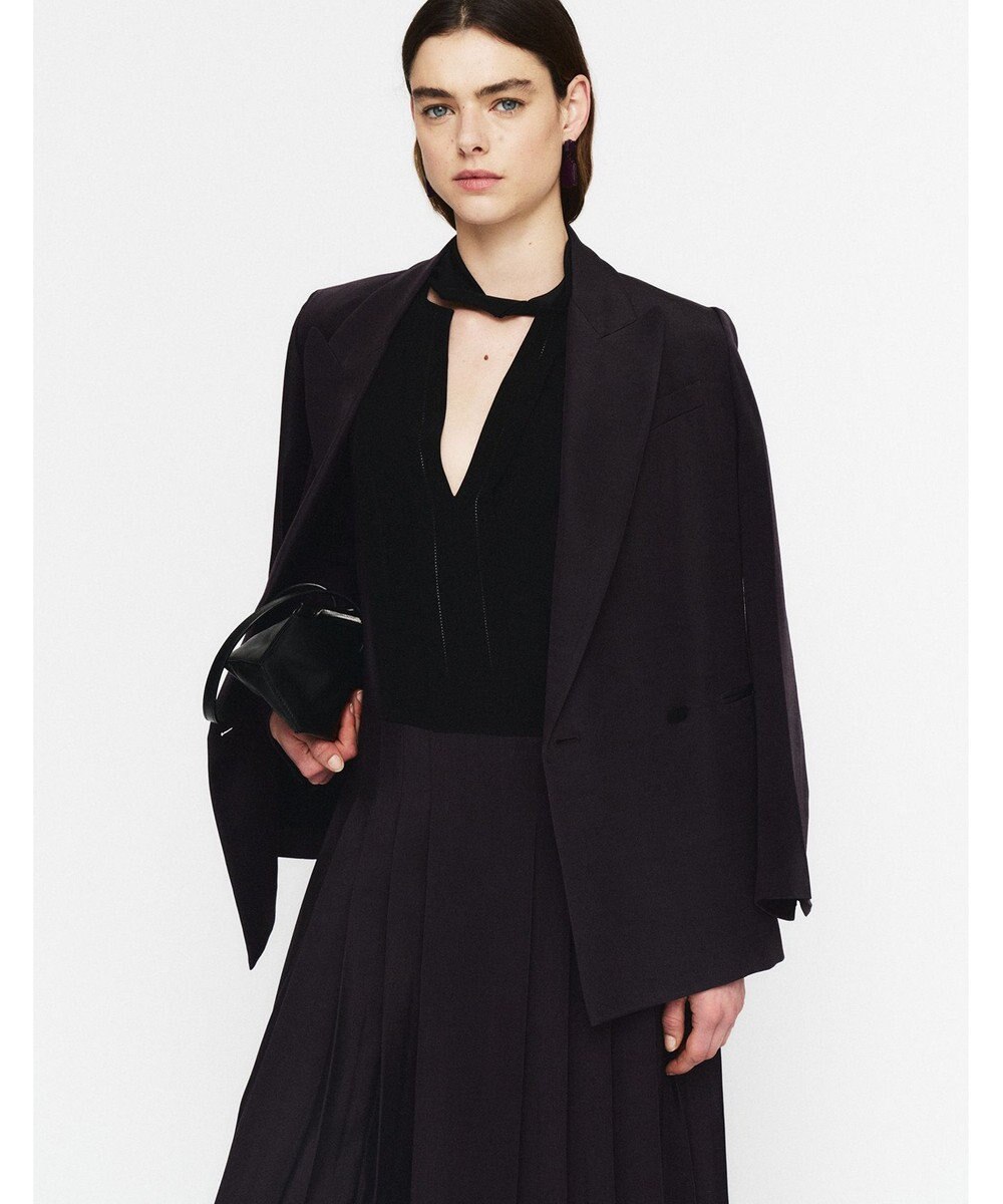 JOSEPH イブニングシルク　ミディドレス 