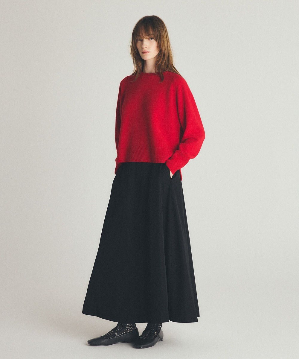 UNFILO カシミヤブレンド クルーネックニット 