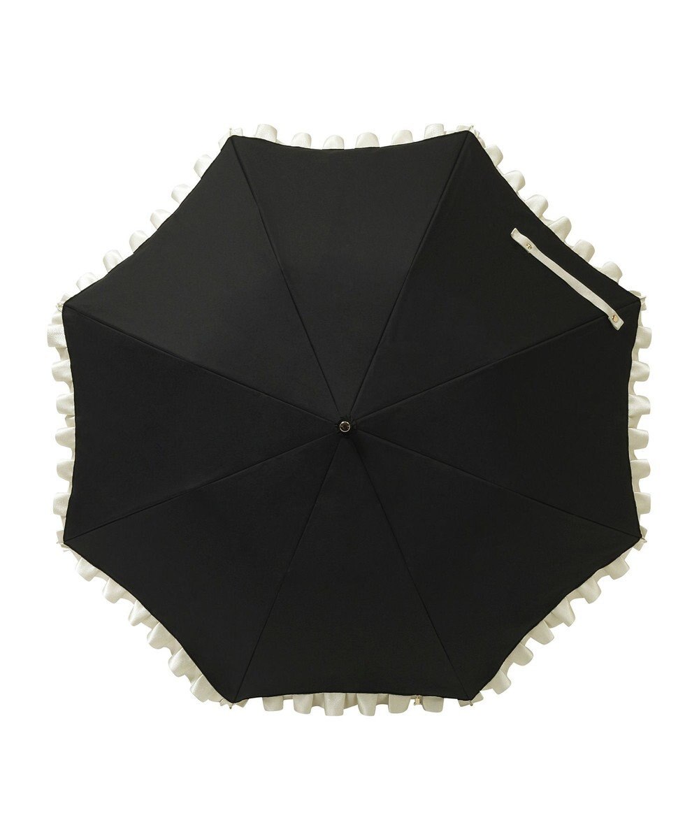 MOONBAT 【一級遮光/晴雨兼用】LANVIN en Bleu (ランバン オン ブルー)  折りたたみ日傘 シャイニーフリル 遮光 遮熱 UV 