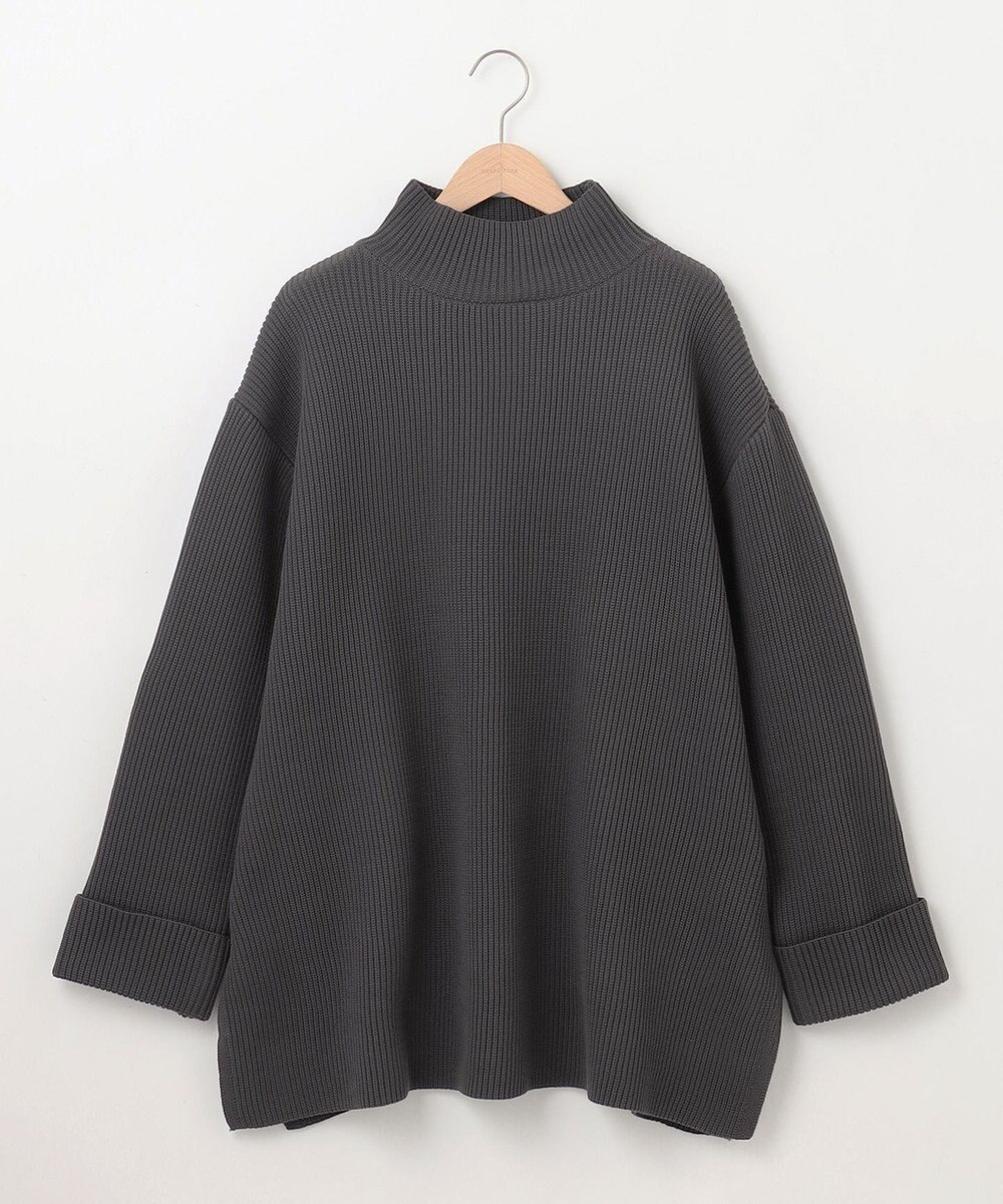 SHARE PARK LADIES エステルニットハイネックプルオーバー 