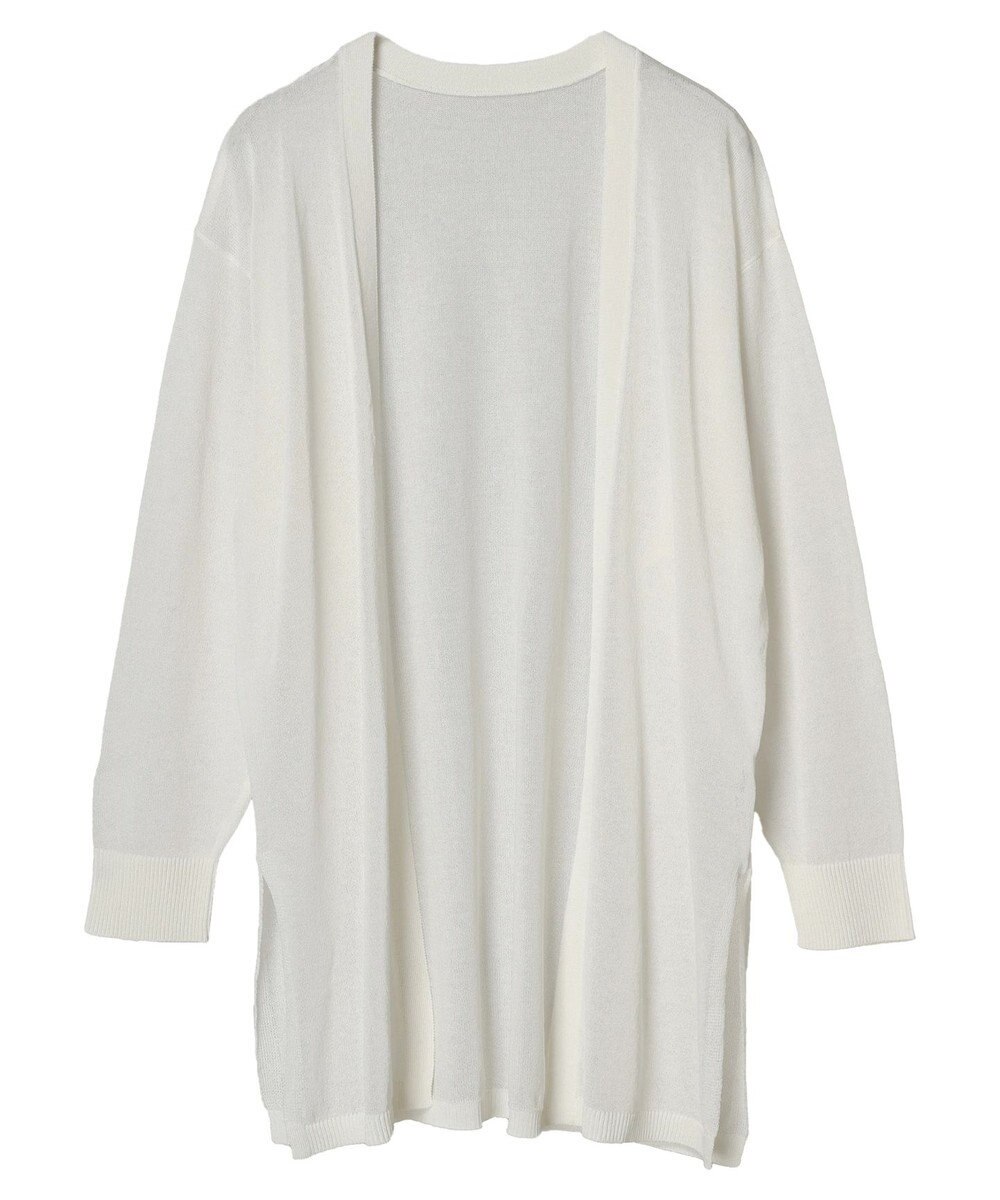 CRAFT STANDARD BOUTIQUE シアーニットトッパーカーディガン 