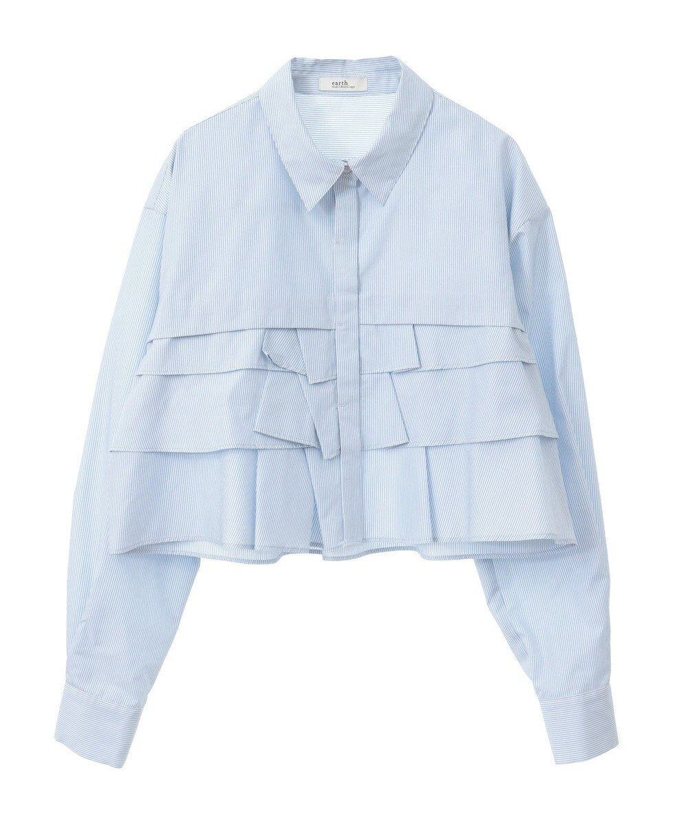 earth music&ecology ティアードショートシャツ 