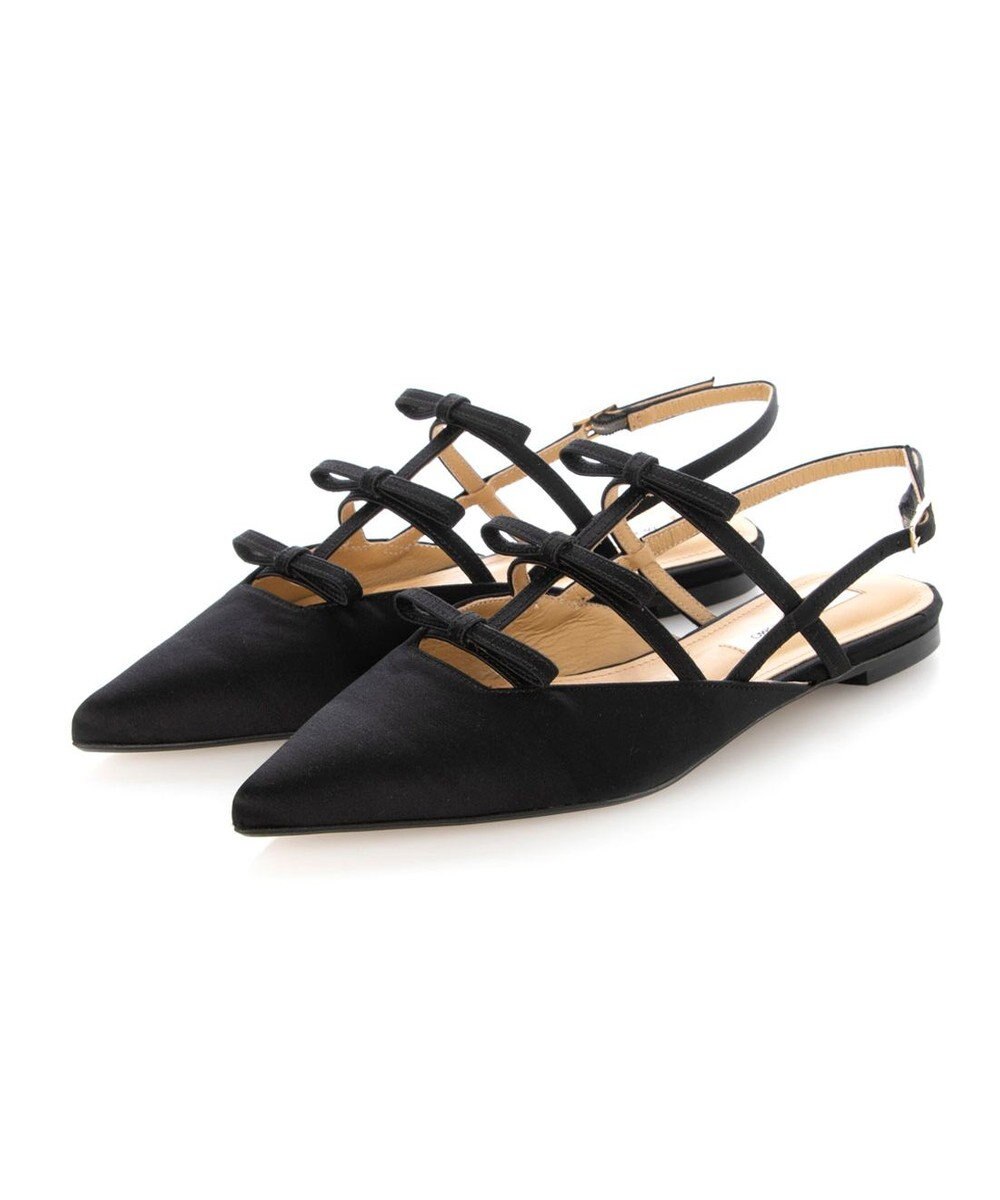 MODE ET JACOMO <MODE ET JACOMO>リボンフラットバックベルトパンプス 