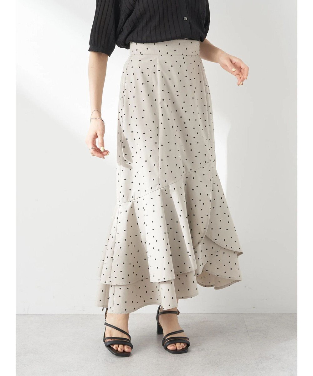 earth music&ecology チューリップヘムティアードスカート 