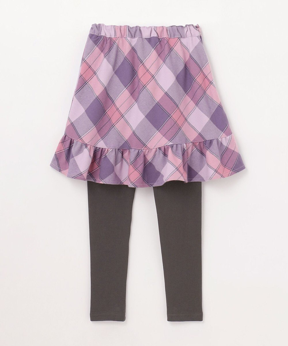 ANY KIDS チェック スカッツ 