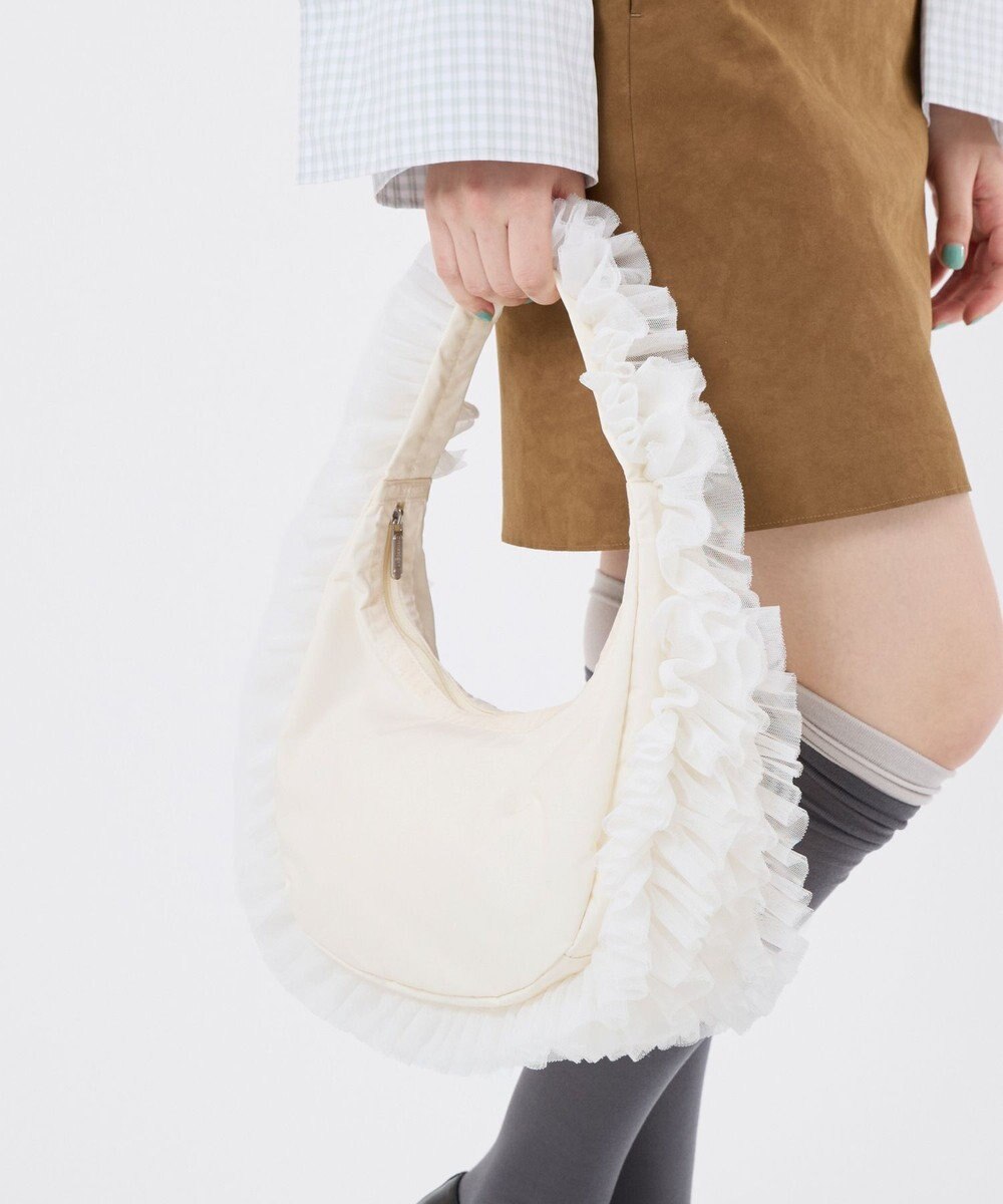 LeSportsac RUFFLE ZIP HOBO/メレンゲレースラッフル 