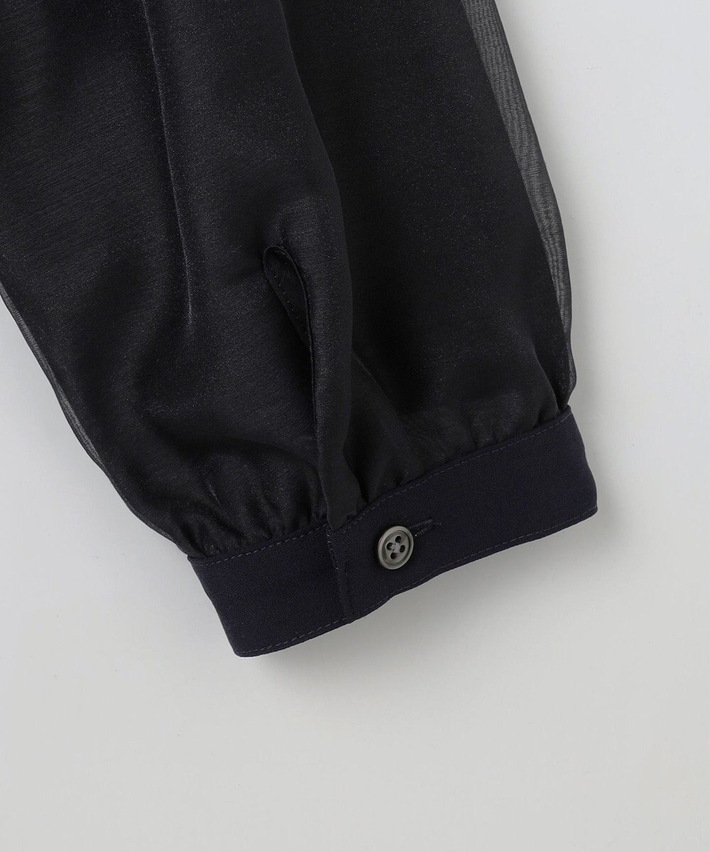 J.PRESS LADIES 【洗える】ノルディス2wayジョーゼット タックディテール ワンピース 