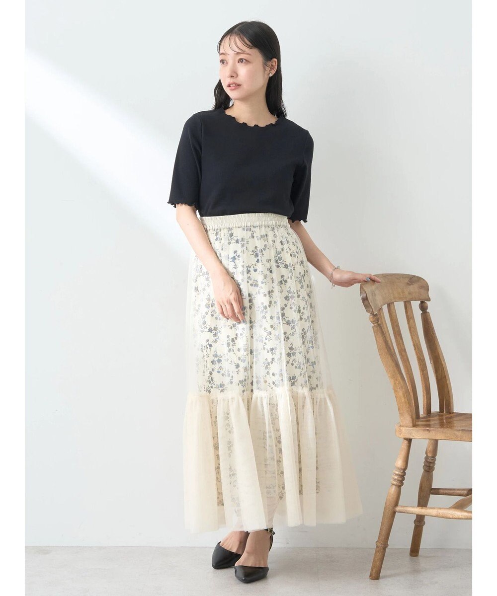 earth music&ecology メロ－リブプルオーバー 