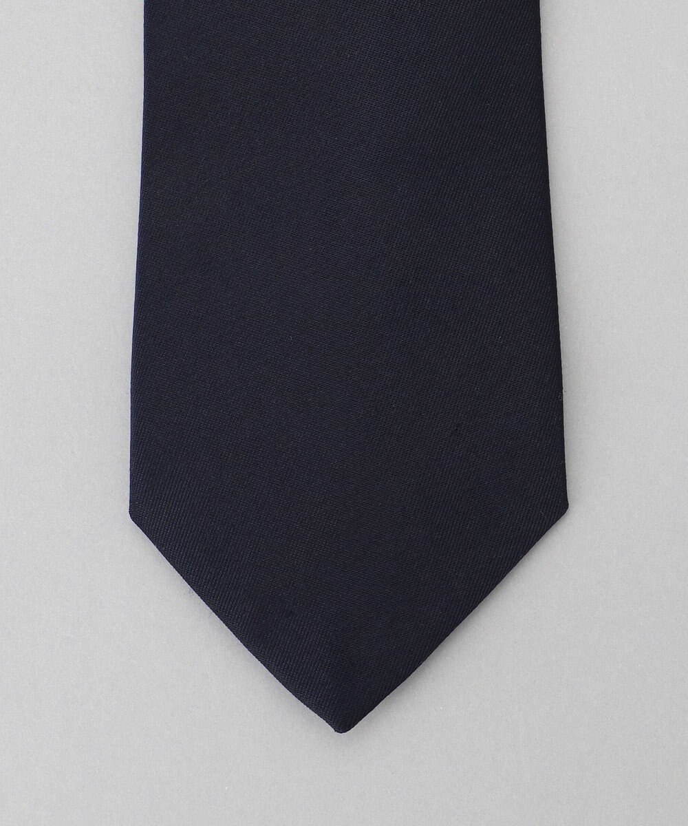 GOTAIRIKU セレモニー/お受験に最適【日本製】シルク ネクタイ_紺無地 