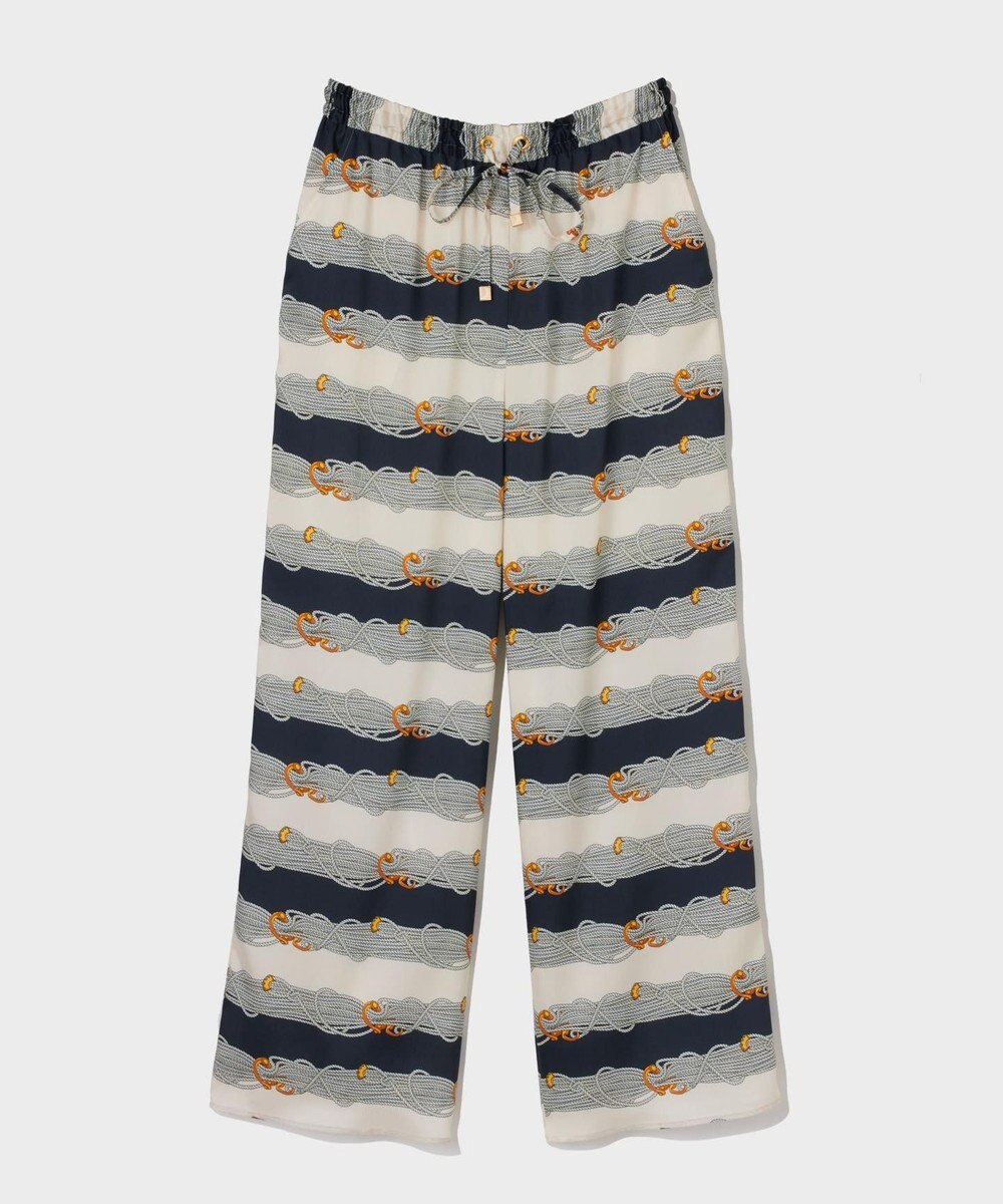 GRACE CONTINENTAL ロープボーダーパンツ 