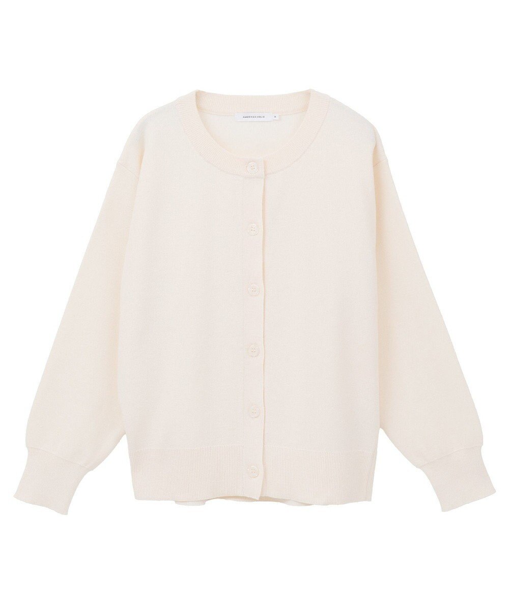 AMERICAN HOLIC クルーネックニットカーディガン 