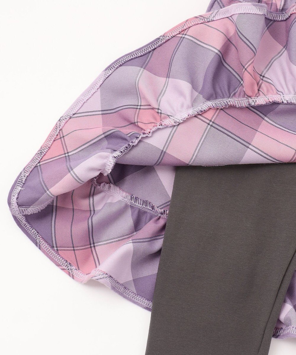 ANY KIDS チェック スカッツ 