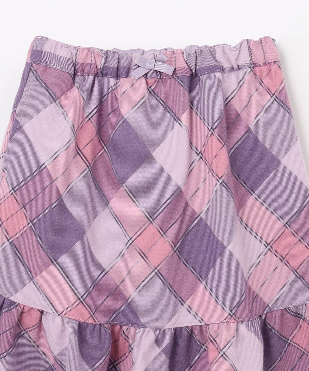 ANY KIDS チェック スカッツ 