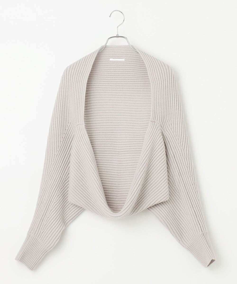 #Newans 【洗える】エアリーウールボレロカーディガン 