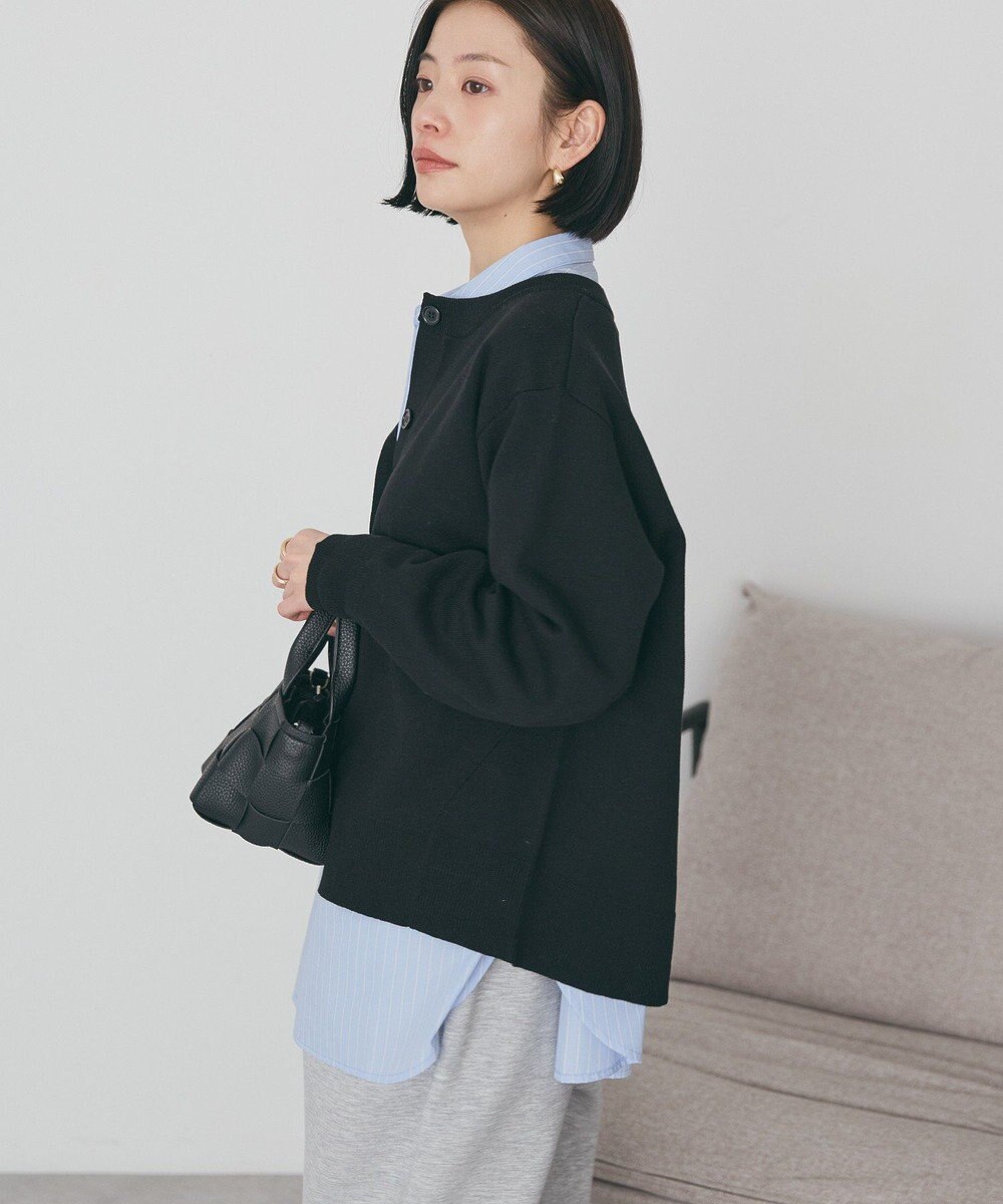 AMERICAN HOLIC クルーネックニットカーディガン 