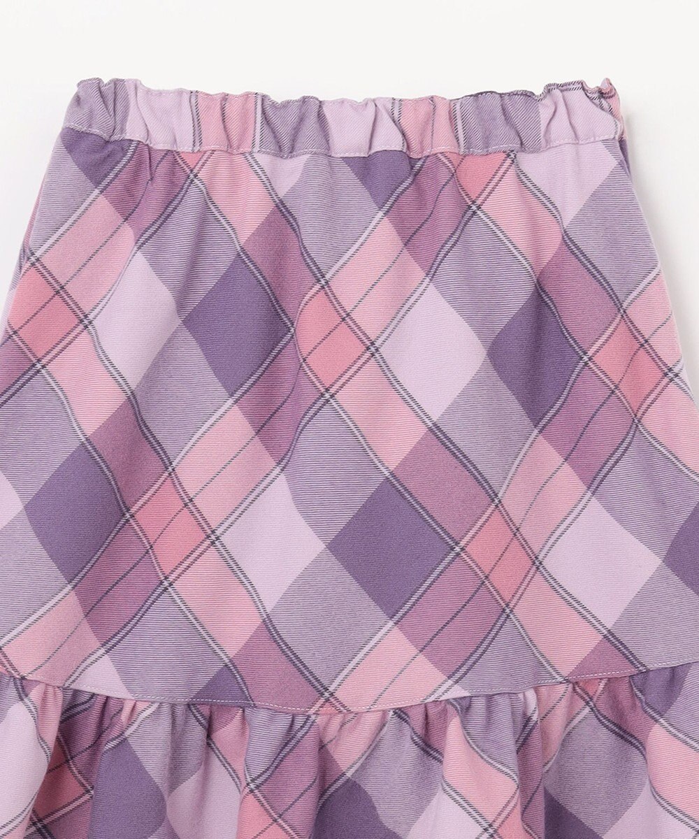 ANY KIDS チェック スカッツ 