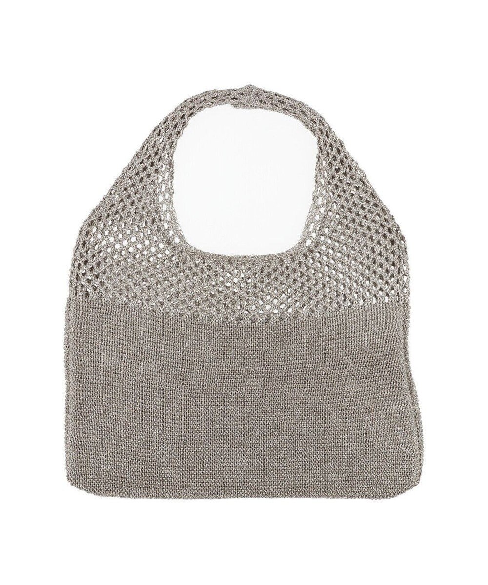 UNBILLION カシュカシュ cachecache / メタリック糸ホーボーバッグ 