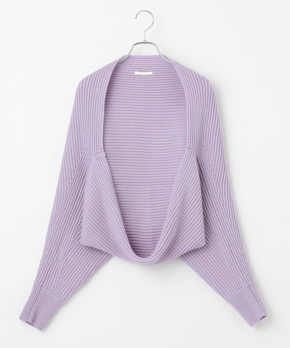 #Newans 【洗える】エアリーウールボレロカーディガン 