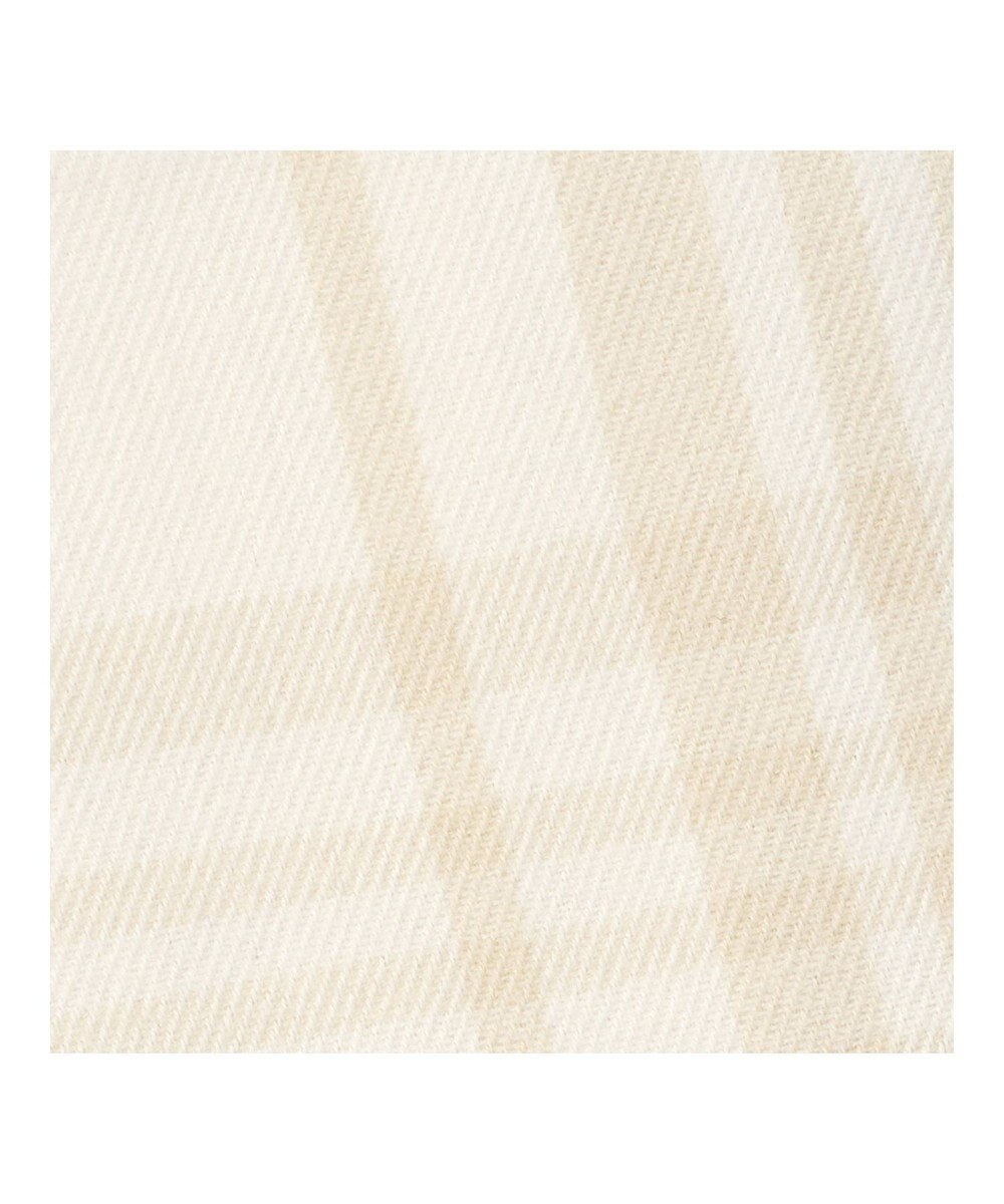 MOONBAT estaa とろーりストール ナチュラルチェック／手洗い可 