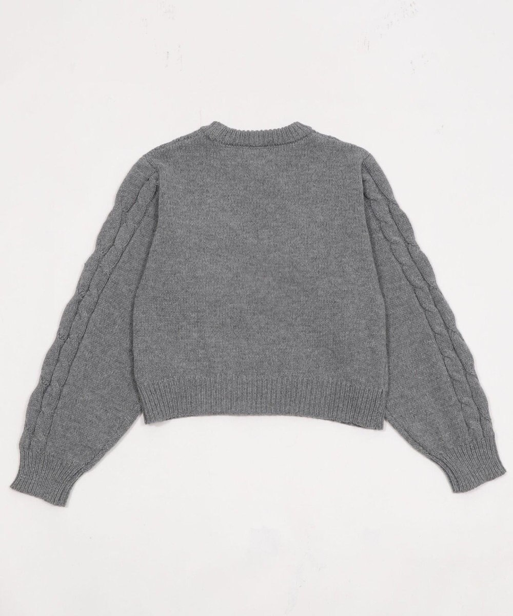 WEGO チュールリボンケーブルニット 