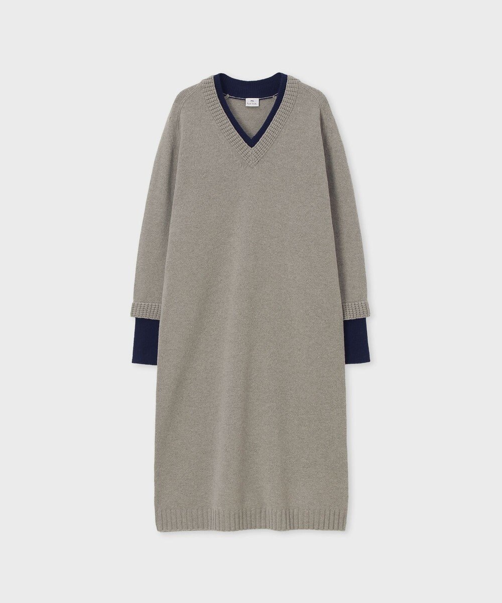 Paul Smith レイヤードディテール ニットワンピース 