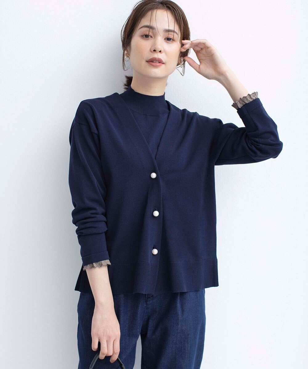 組曲 【2SET・WEB限定】パールボタン配色フリルツイン セット 