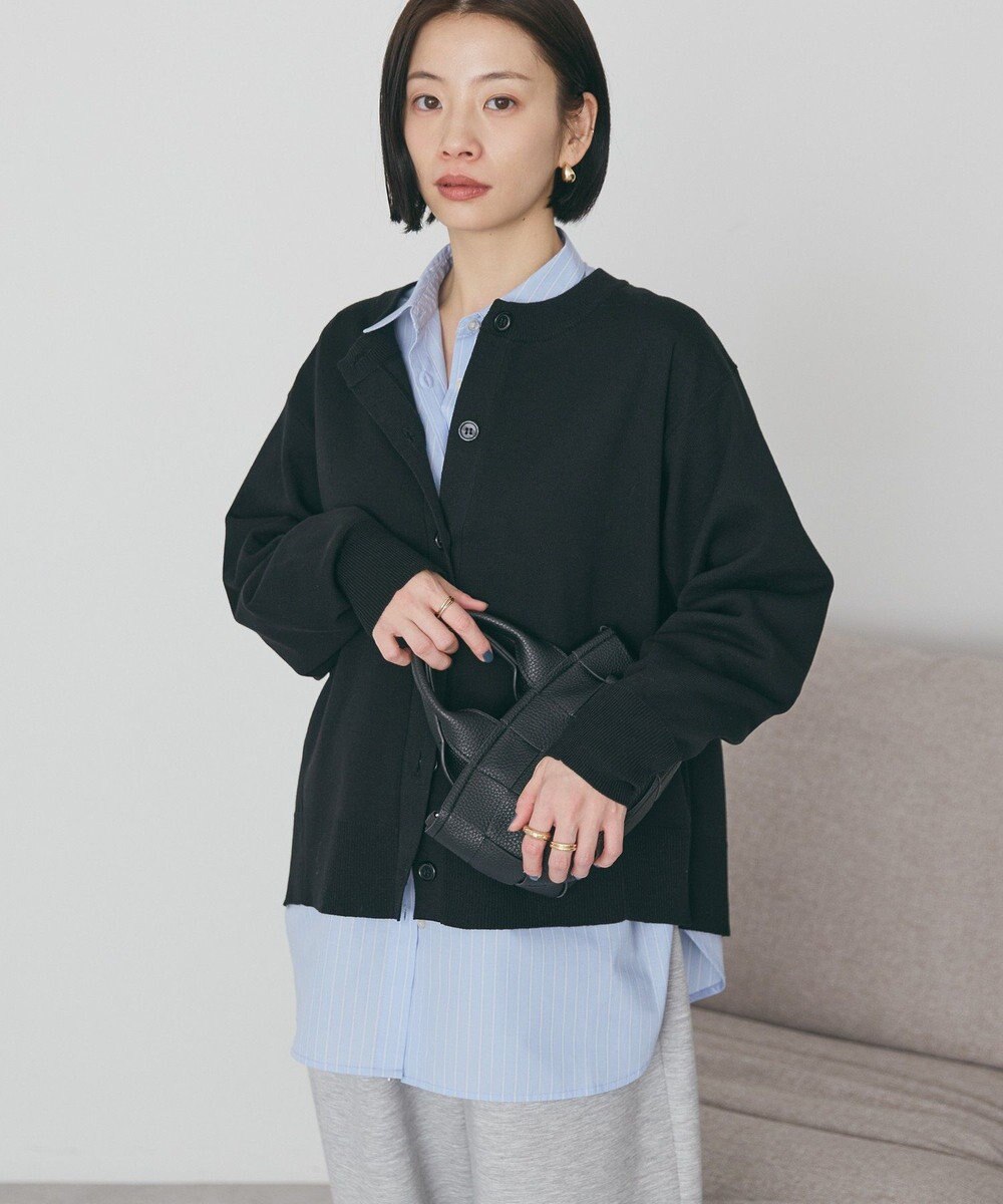 AMERICAN HOLIC クルーネックニットカーディガン 