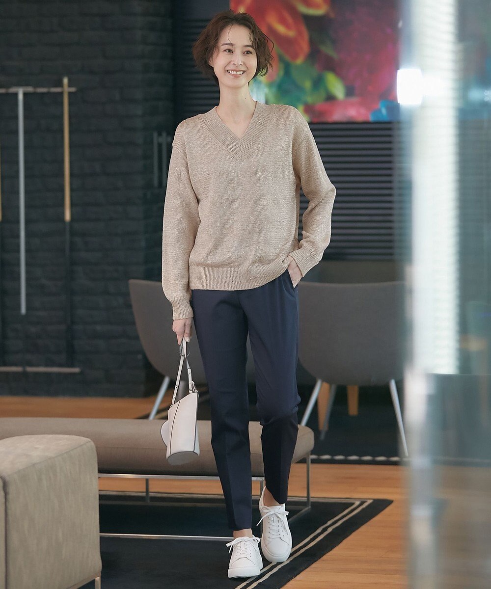 自由区 【接触冷感・吸湿・速乾・XXSサイズあり】COOLMAX テーパードパンツ 