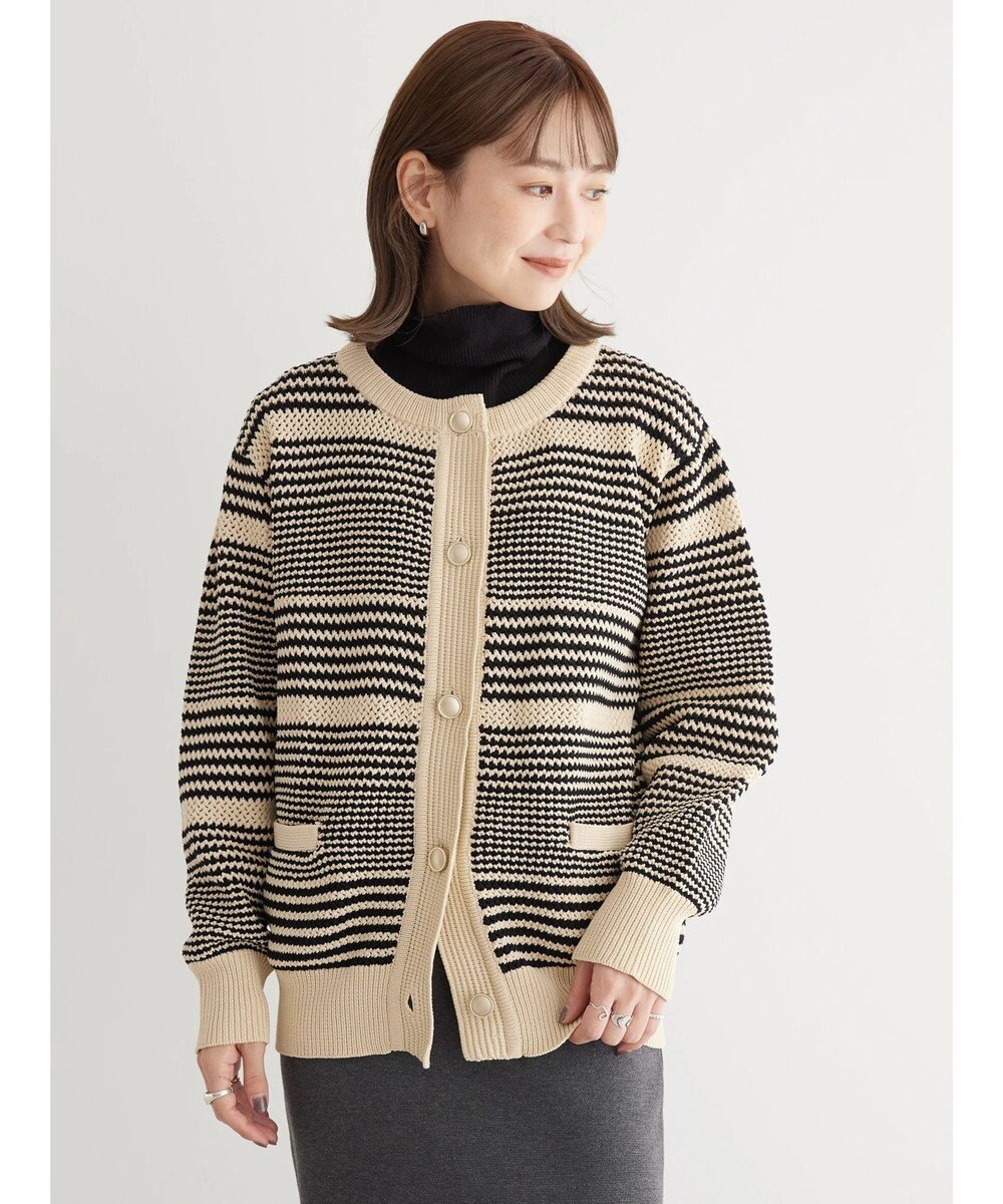 AMERICAN HOLIC エコカルットクルーネックカーディガン 