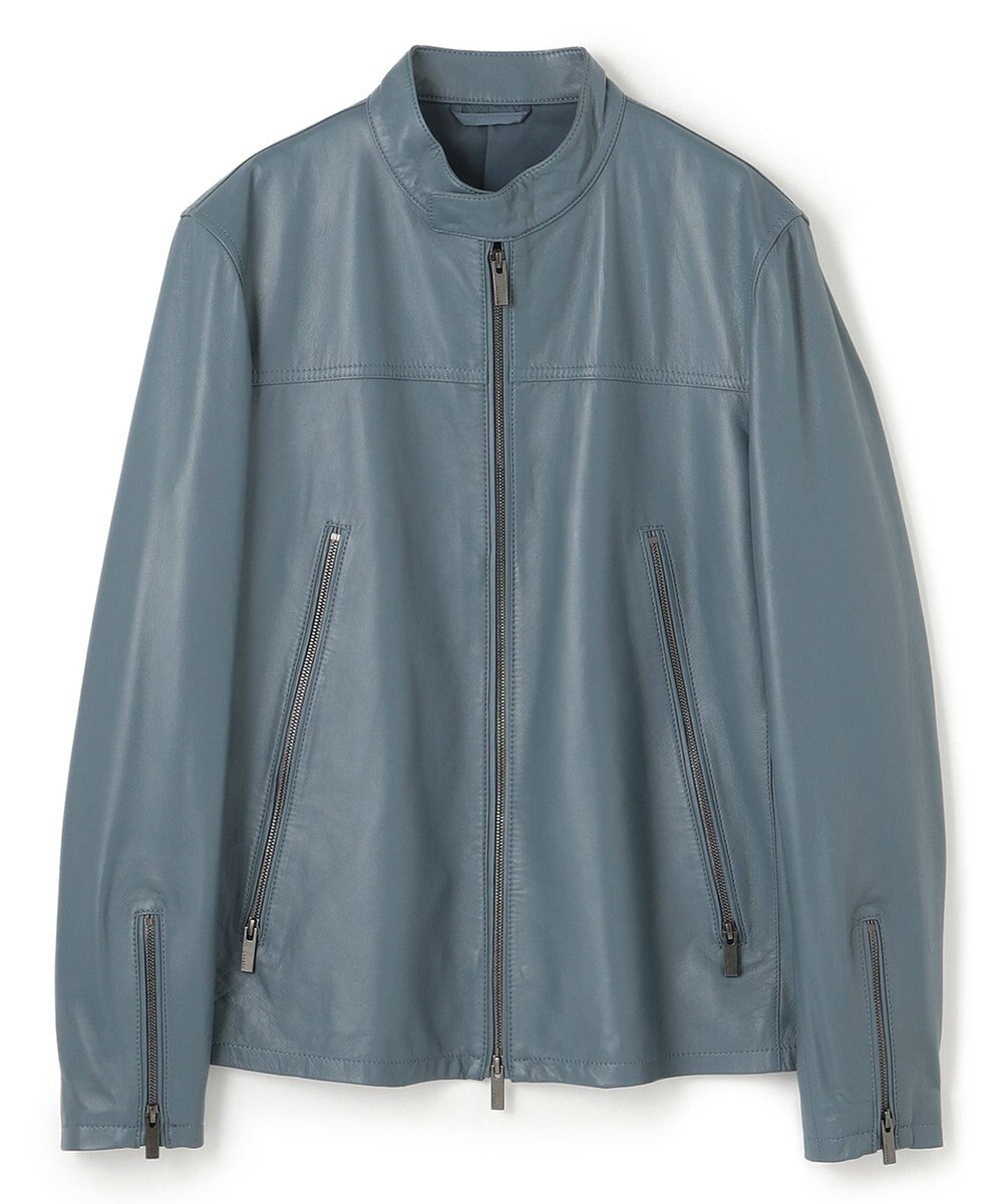 JOSEPH HOMME ライトラムナッパレザー　シングルライダース 