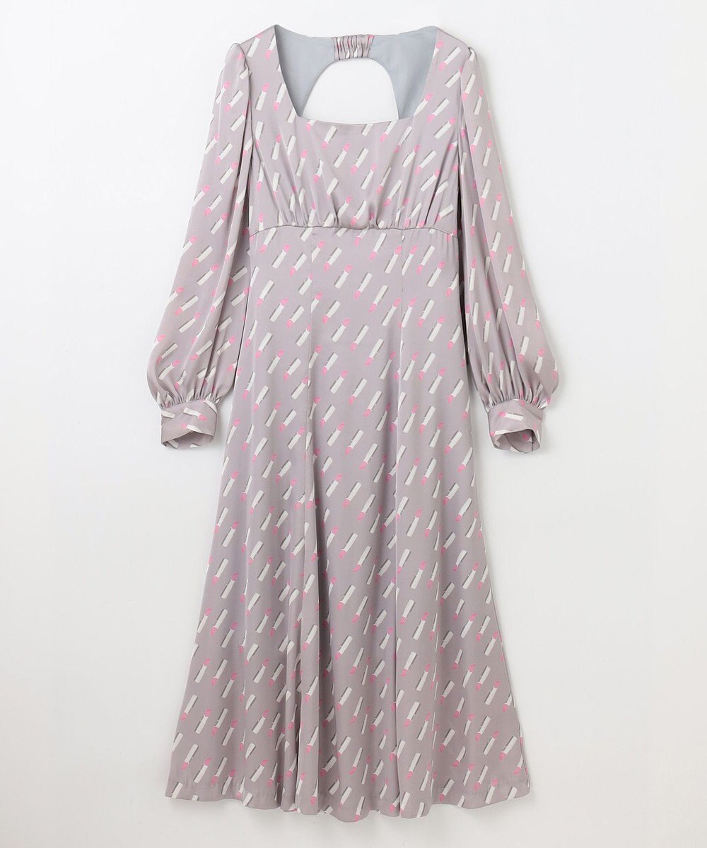 GRACE CONTINENTAL バックシャンリップドレス 