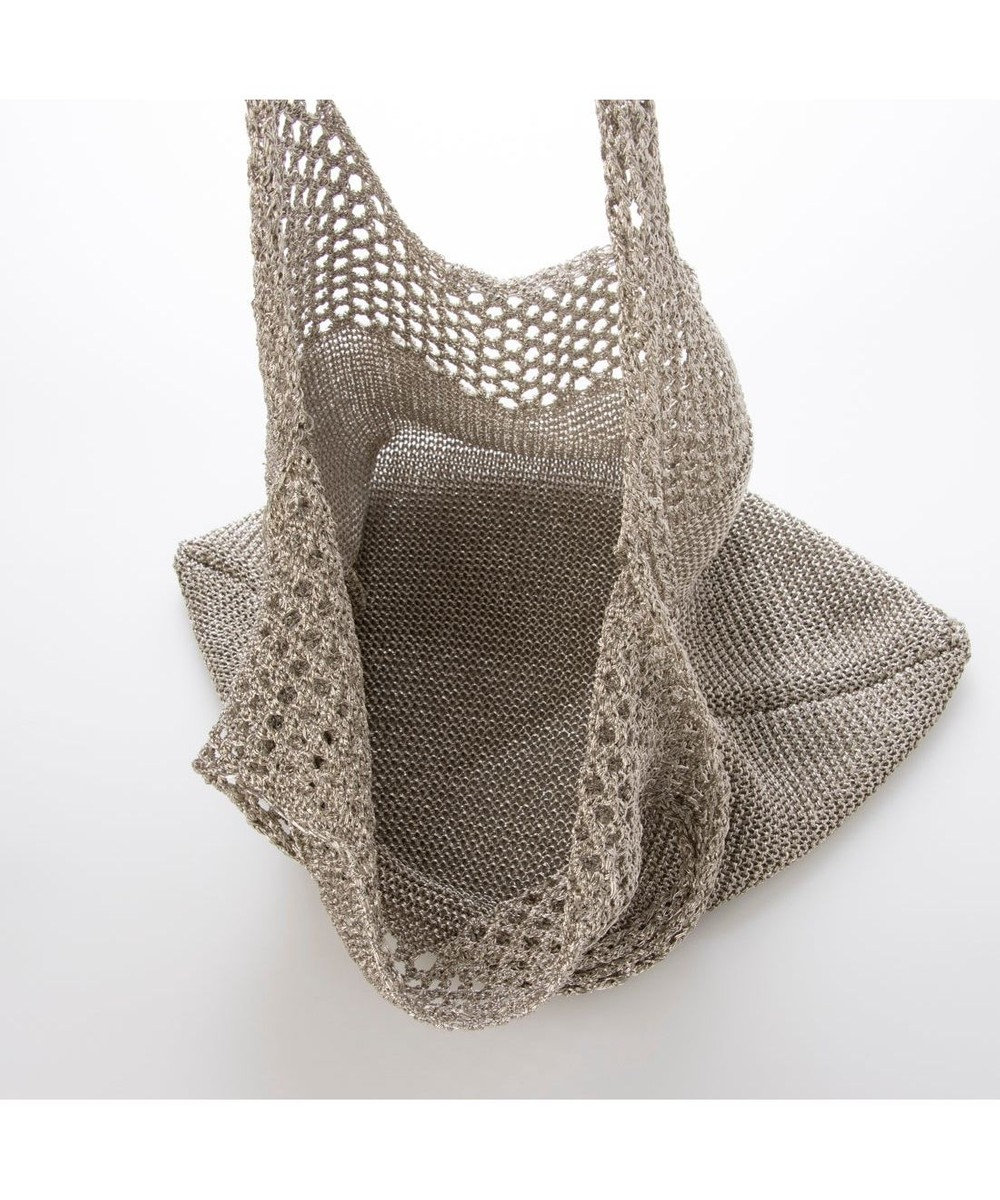 UNBILLION カシュカシュ cachecache / メタリック糸ホーボーバッグ 