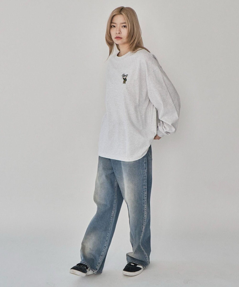 WEGO 【ユニセックス着用ITEM】別注BENDAVISワンポイントT（LS） 