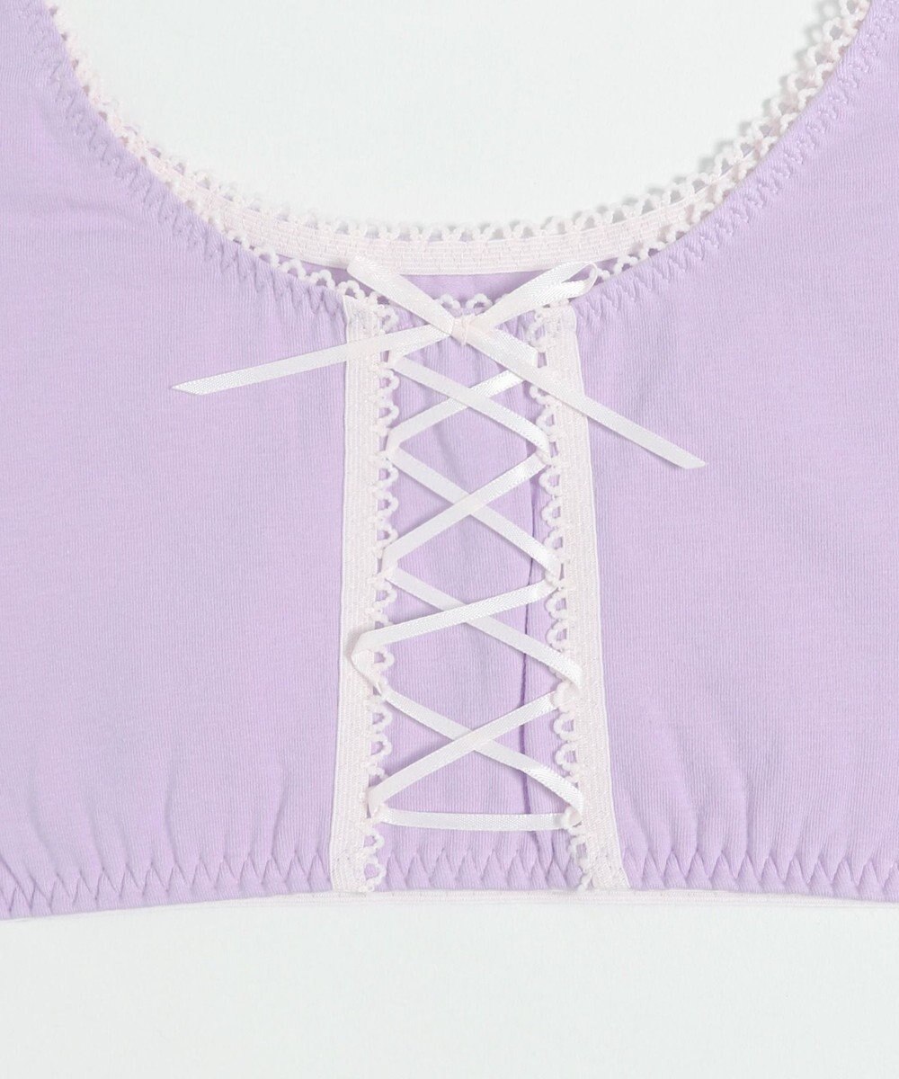 WEGO 【ハーフトップ＆ショーツセット】Liliane　Ciel　　レースアップリボン 