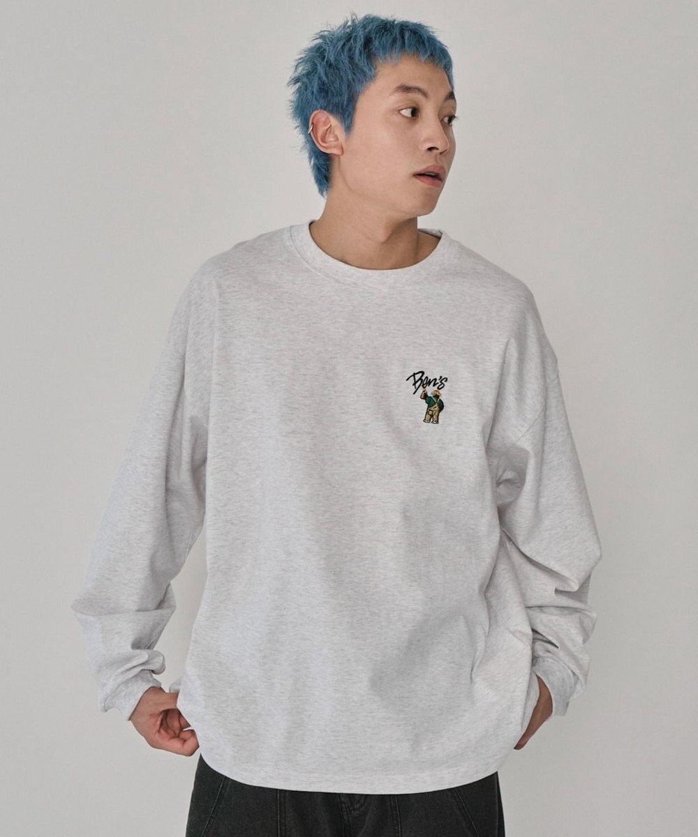 WEGO 【ユニセックス着用ITEM】別注BENDAVISワンポイントT（LS） 