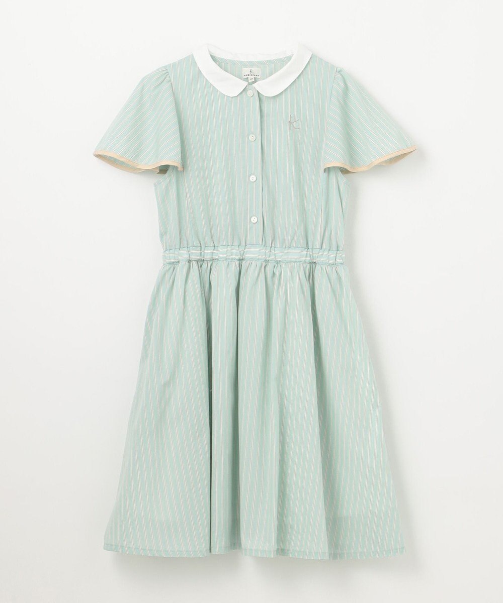 組曲 KIDS 【150-160㎝】サマーストライプ ワンピース 