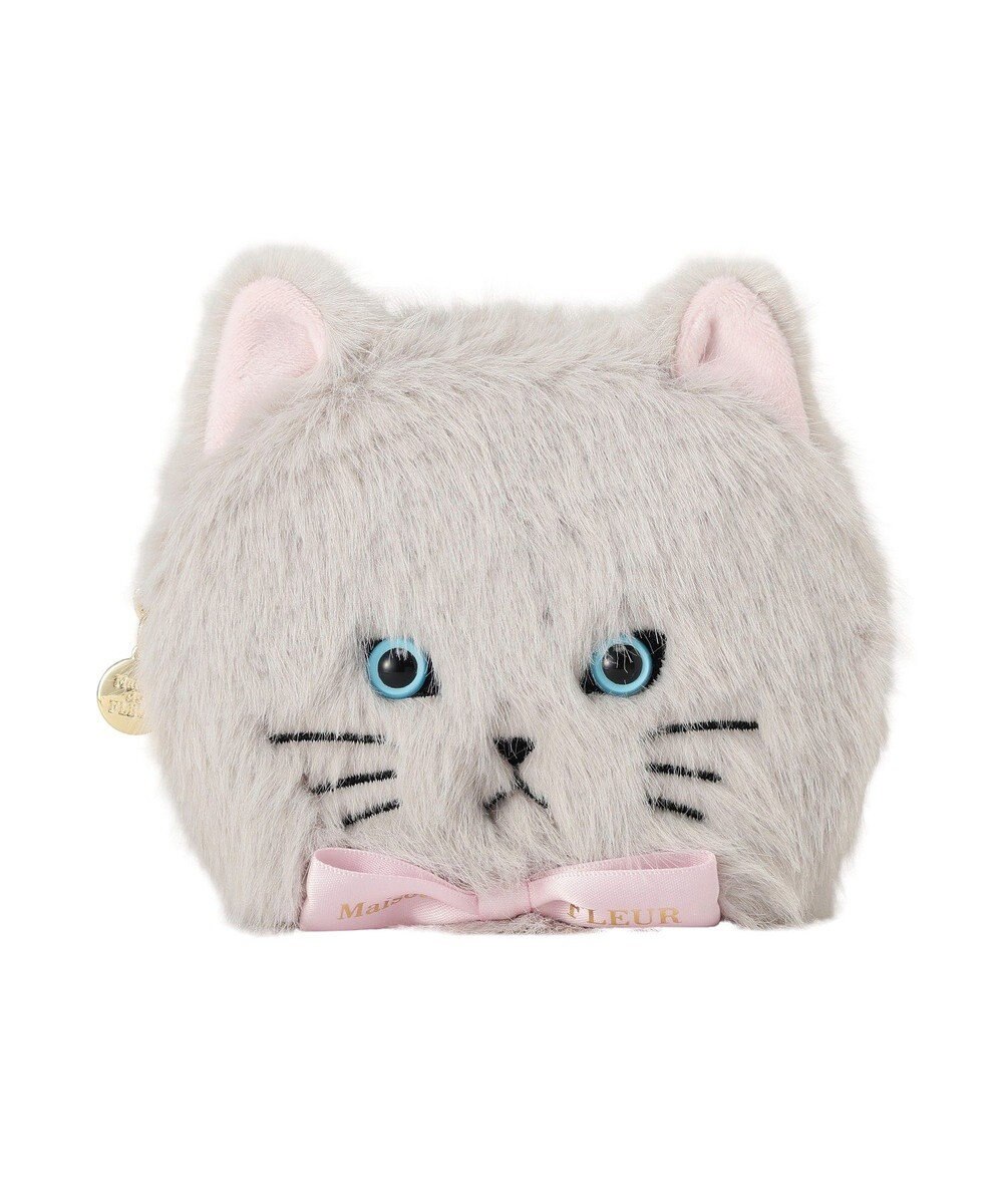 Maison de FLEUR ねこフェイスポーチ 