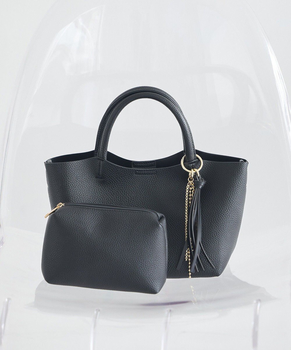 earth music&ecology 【軽量】チャーム付きミニトートバッグ 