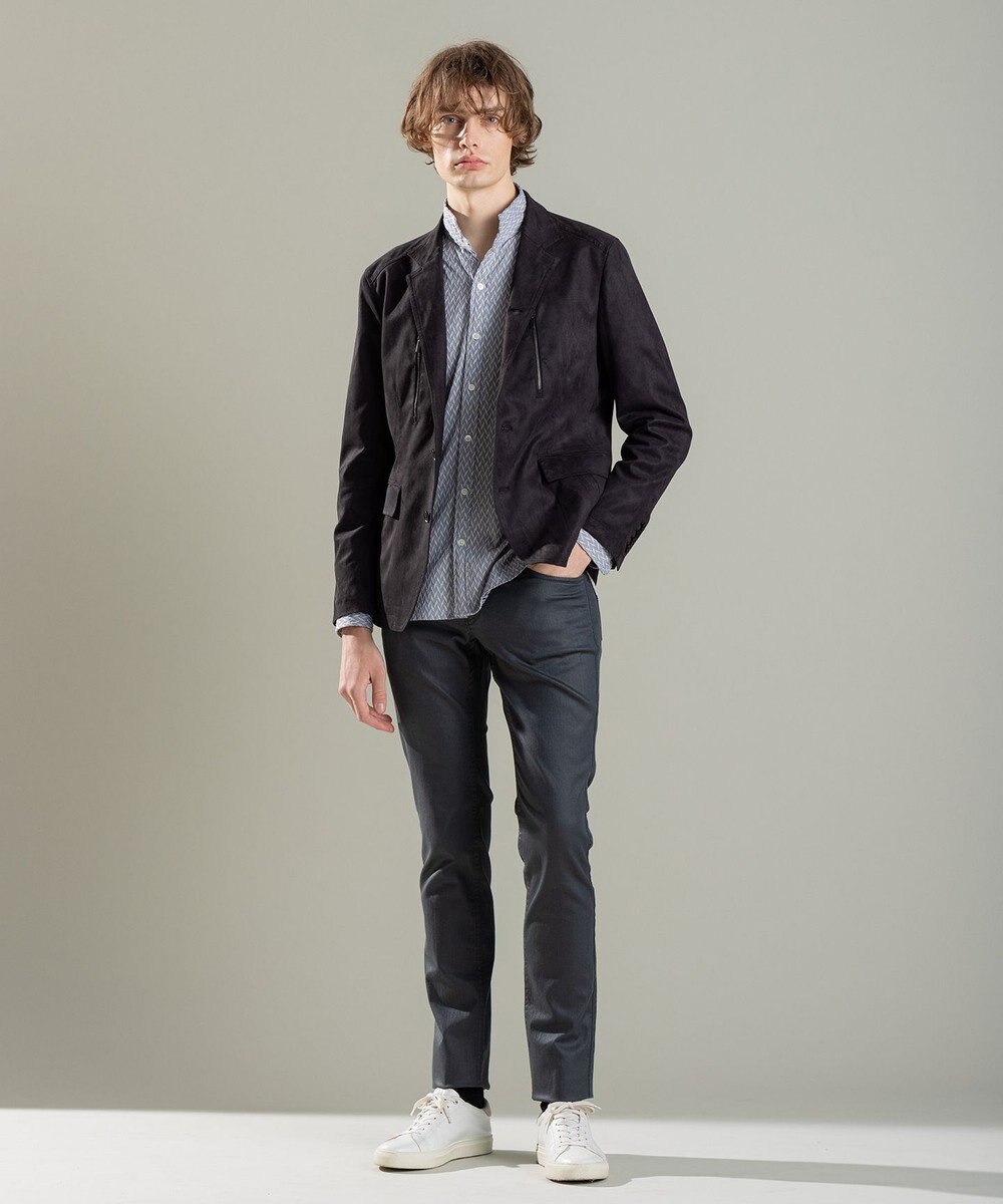 JOSEPH HOMME アロージャガードストレッチ ウイングカラーシャツ 