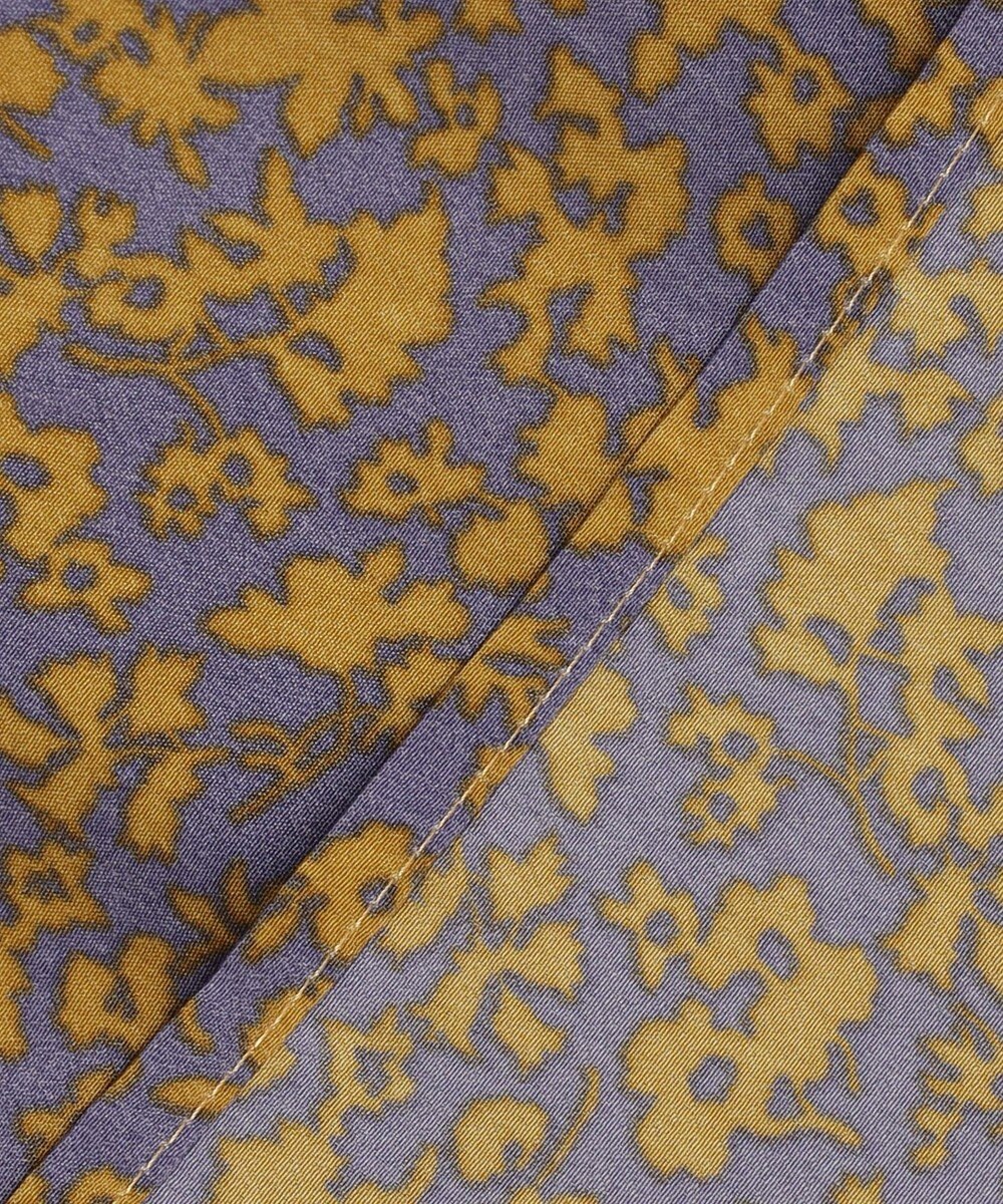 J.PRESS YORK STREET 【WOMEN】フラワープリント プリーツブラウス 