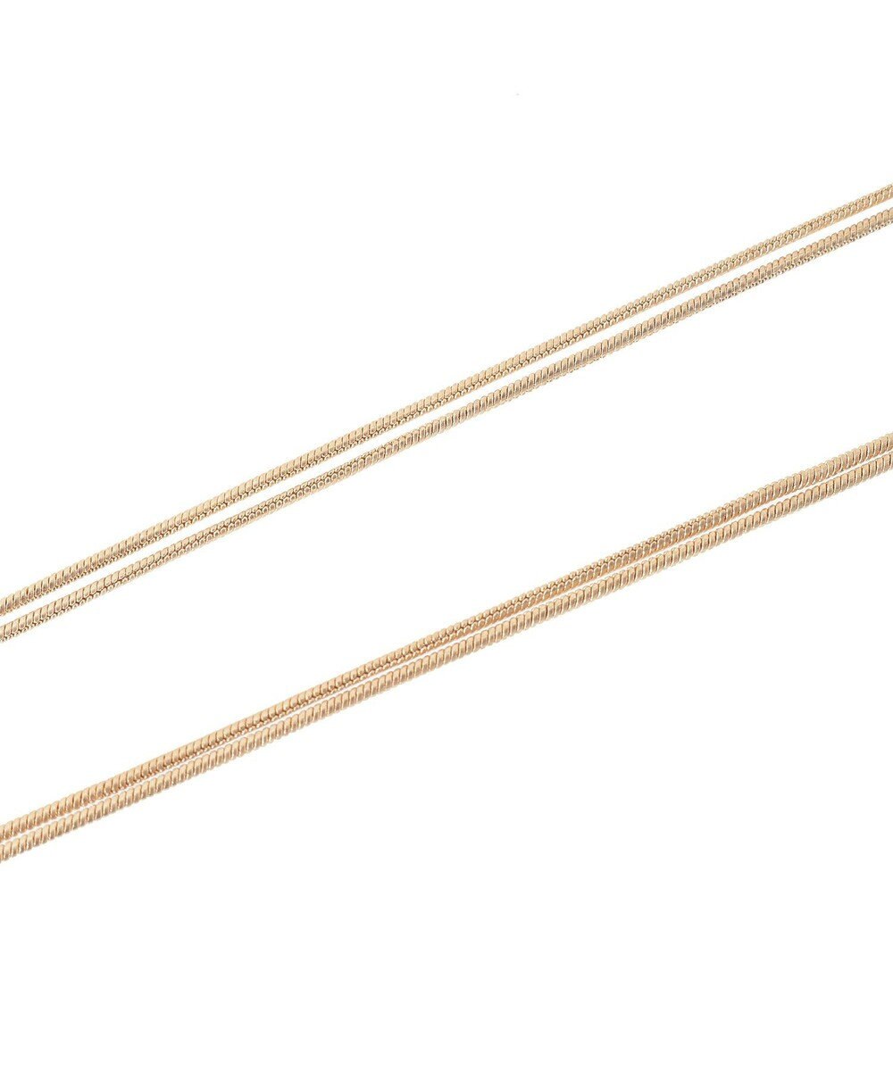 earth music&ecology レイヤードチェーンメダリオンネックレス 