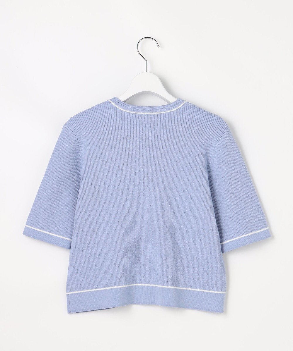 ANY SIS バイカラーニット カーディガン 