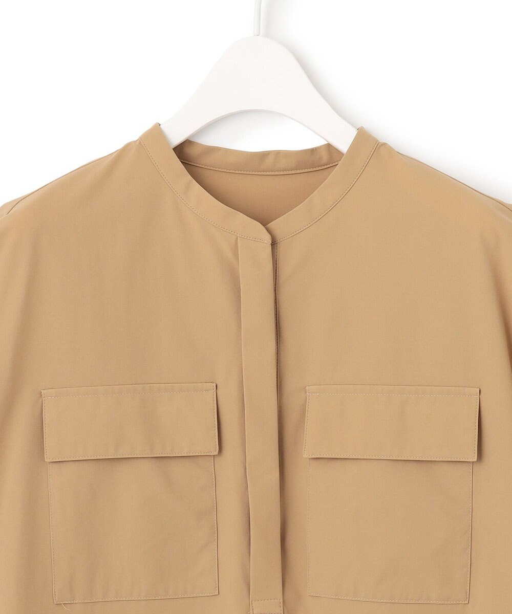 ICB 【接触冷感・UVカット・撥水・洗える】 プルーフ4WAYタフタ ブラウス 