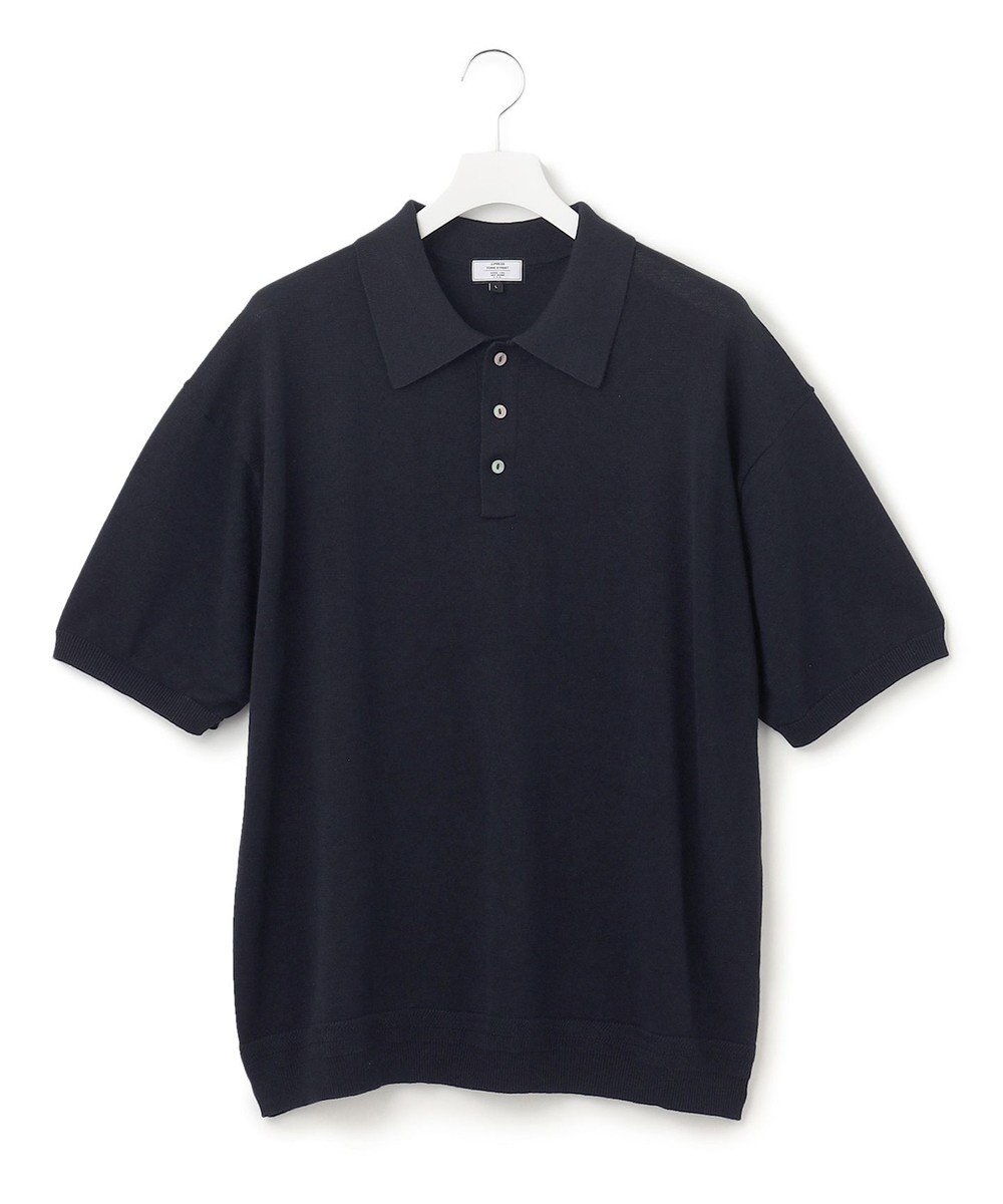 J.PRESS YORK STREET 【UNISEX】リラックス ニットポロシャツ 