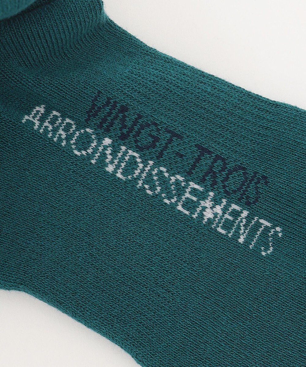 23区GOLF 【MEN】バックロゴ ハーフソックス 