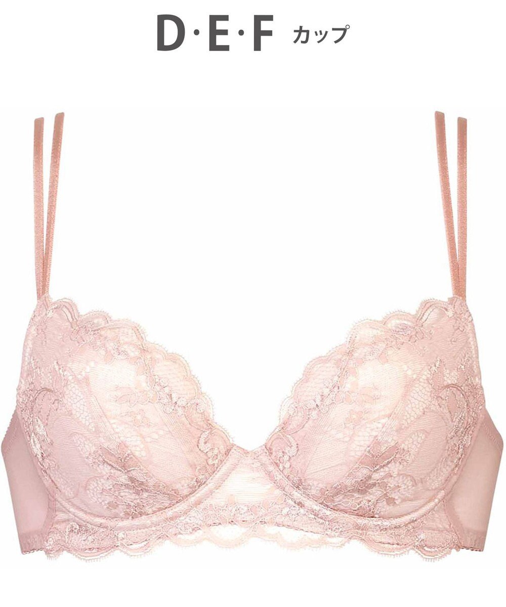 WACOAL ブラジャー ふっくらとした谷間をメイク 軽やかなつけごこち Gカップまで対応 大きいサイズ レディース BXC408 /ワコール 