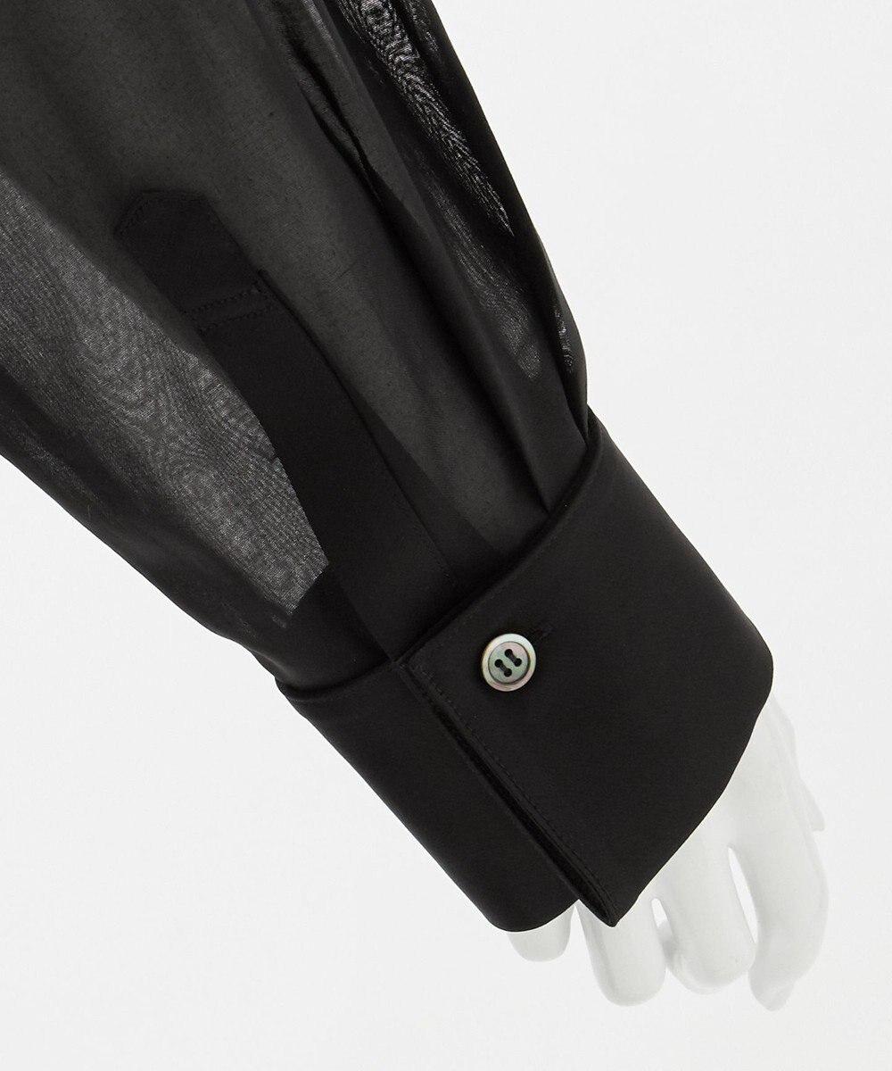 23区 L 【エステータ】コットンオーガンジー ドレスシャツ 