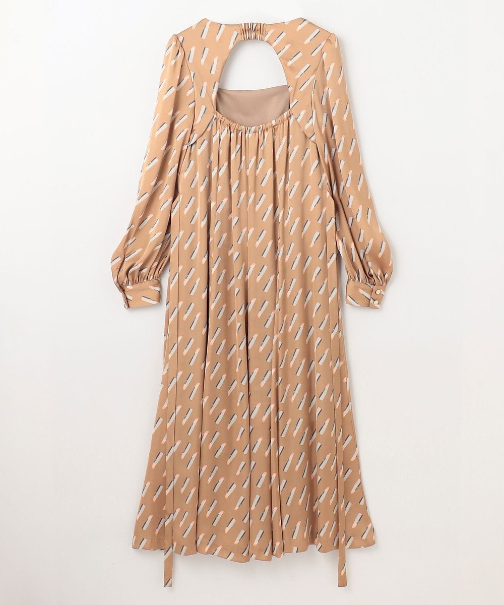 GRACE CONTINENTAL バックシャンリップドレス 