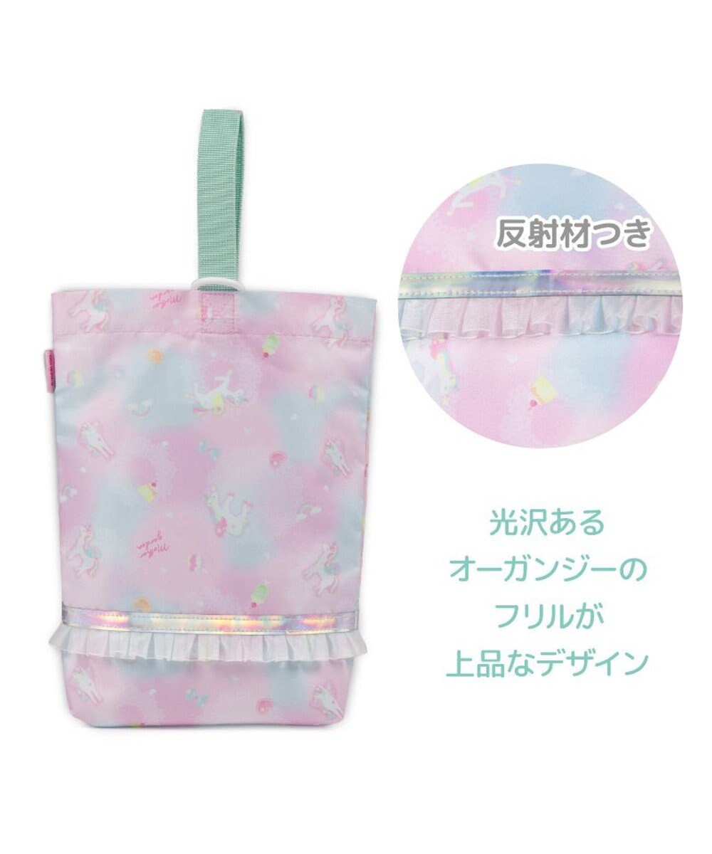 Mother garden マザーガーデン ユニコーン シューズバッグ 《コットンキャンディ柄》 